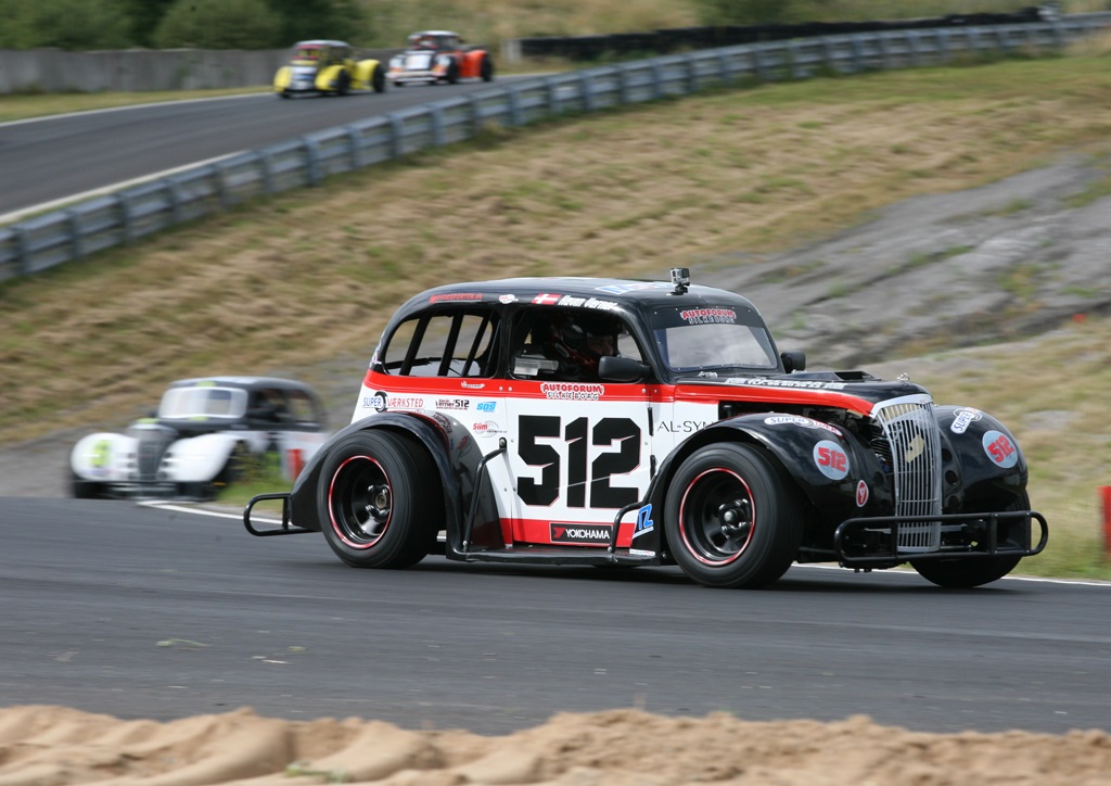 Kevin var med fremme da det stadig var tørvejr på Ring Djursland.
(Foto: Motorsporten.dk)